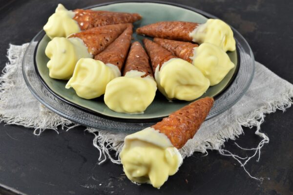 Creme Hoorntjes vanille per 8 verpakt
