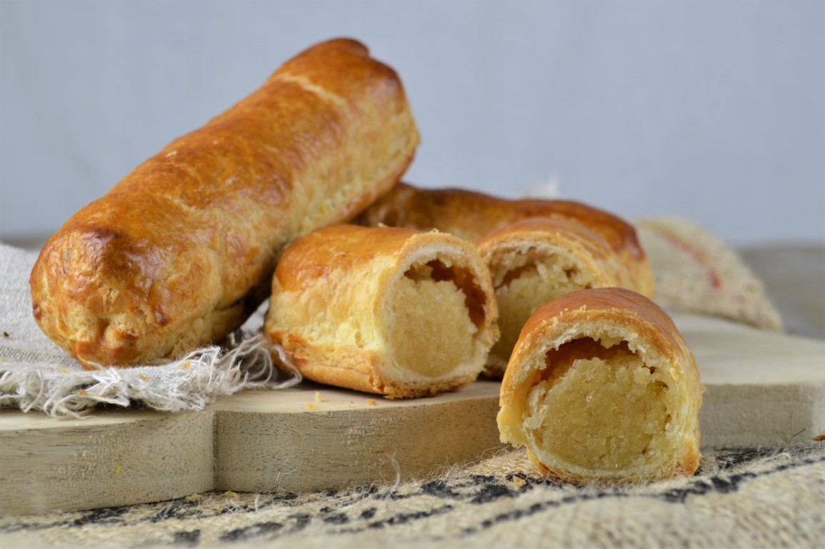 Roomboter Amandelstaaf, half - Afbeelding 2